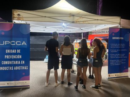 El Ayuntamiento de Almoradí refuerza la seguridad en sus fiestas con el Punto Violeta y el Punto 0,0