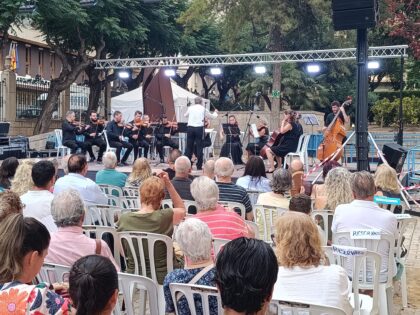 Brillante concierto de la Casanovas Orquesta Torrevieja en Alicante en el ciclo ‘Tardes de cultura en palacio’