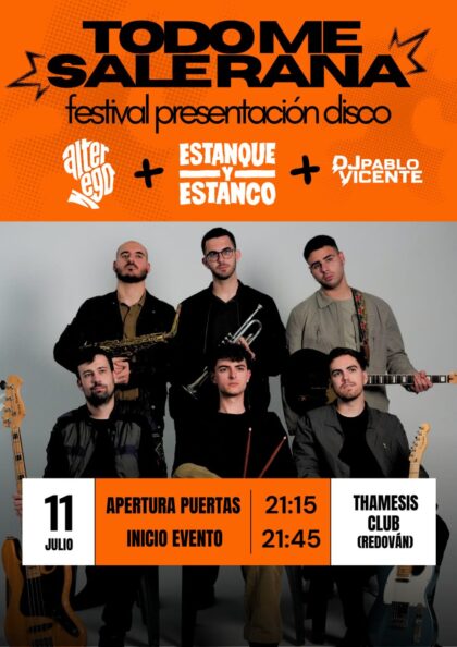 El grupo Estanque y Estanco presenta su primer disco con un gran festival este sábado en Redován