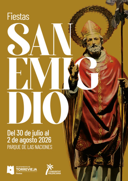 Torrevieja, evento cultural: Actuación musical con una verbena popular a cargo del dúo 'Serendipity', dentro de los actos de la festividad en honor al copatrón San Emigdio organizados por la asociación de vecinos 'Plaza del Calvario' y la Concejalía de Fiestas