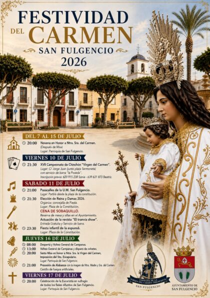 San Fulgencio, evento: XVII Campeonato de Chinchón 'Virgen del Carmen', dentro de los actos de las fiestas en honor a la Virgen del Carmen