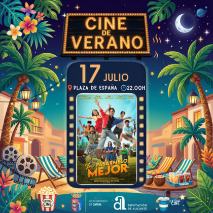 Catral, evento cultural: Sesión de cine con la película española 'Voy a pasármelo mejor' (2025), organizada por el Ayuntamiento
