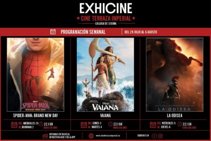 Callosa de Segura, evento cultural: Sesión de cine con la película estadounidense de estreno 'Spider-Man: Brand New Day' (2026), con Tom Holland y Zendaya, dentro del 'Cine de verano' organizado por la Concejalía de Cultura