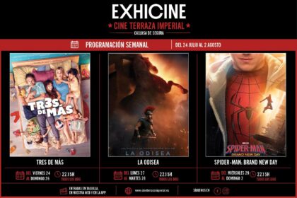 Callosa de Segura, evento cultural: Sesión de cine con la película británica de estreno 'La odisea' (2026), de Christopher Nolan y con Matt Damon, Tom Holland y Anne Hathaway, dentro del 'Cine de verano' organizado por la Concejalía de Cultura