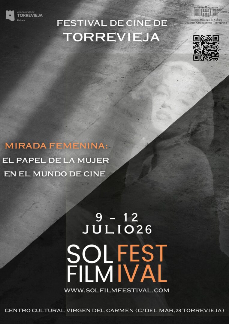 Torrevieja, evento cultural: Sesión de la tercera parte de cortometrajes de la sección oficial en el XII ‘Sol Film Festival’, dedicado a la ‘Mirada femenina’, dentro de la programación cultural para el segundo cuatrimestre de 2026 organizada por la Concejalía de Cultura