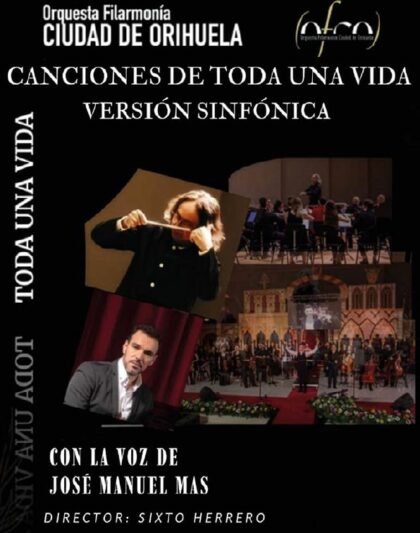 Torrevieja, evento cultural: Concierto 'Canciones de toda una vida', por la Orquesta Filarmonía Ciudad de Orihuela (OFCO), dirigida por el rafaleño Sixto Herrero, y con el tenor José Manuel Más, dentro de la programación cultural para el segundo cuatrimestre de 2026 organizada por la Concejalía de Cultura