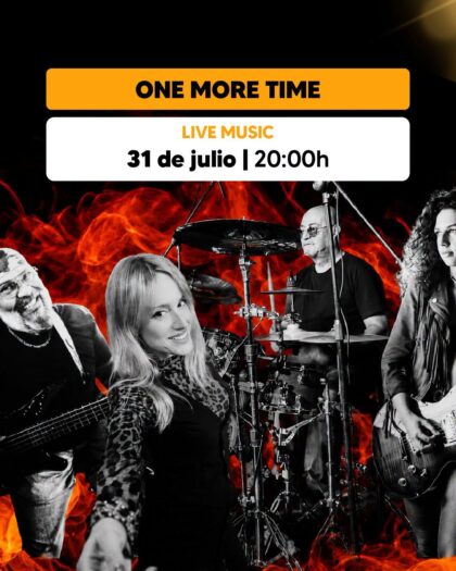 Orihuela Costa, evento cultural: Actuación en directo de música rock por 'One more time', dentro de los actos de julio del Centro Comercial Zenia Boulevard