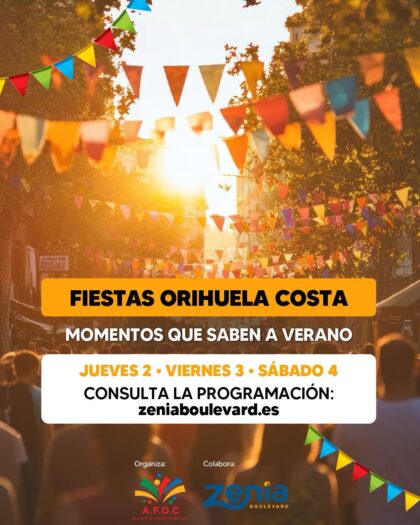 Orihuela Costa, evento: Entrega de premios del concurso de baile urbano en el Día de la Juventud de las fiestas de Orihuela Costa, dentro de los actos de julio del Centro Comercial Zenia Boulevard organizados por la Comisión de Fiestas de Orihuela Costa (C.F.O.C.)