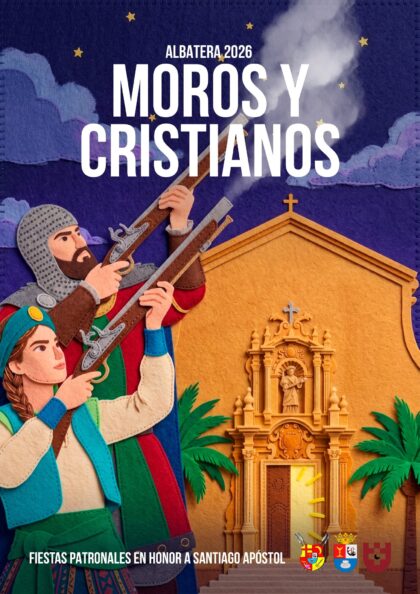 Albatera, evento: Desfile general con la entrada cristiana, dentro de los actos de las fiestas patronales de Santiago Apóstol y de Moros y Cristianos 2026