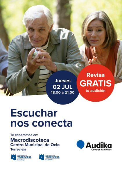 Torrevieja, evento: Jornada de sensibilización y prevención auditiva 'Escuchar nos conecta', organizada por las concejalías de Salud Pública y de Gente Mayor