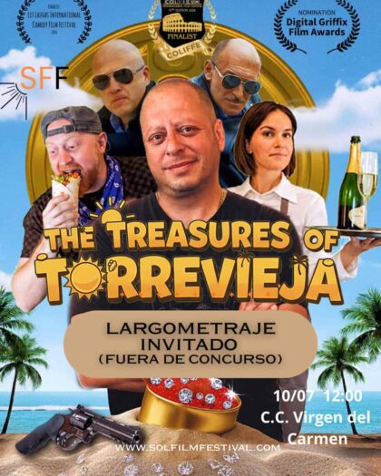 Torrevieja, evento cultural: Sesión 'Fuera de concurso' con el largometraje invitado 'Tesoro de Torrevieja' (Rusia, V.O. con subtítulos en español) en el XII 'Sol Film Festival', dedicado a la 'Mirada femenina', dentro de la programación cultural para el segundo cuatrimestre de 2026 organizada por la Concejalía de Cultura
