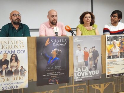Más de medio centenar de actos conforman la programación de la Feria y Fiestas 2026 de Almoradí