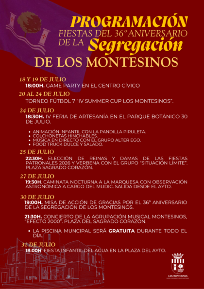 Los Montesinos, evento: IV 'Montesinos Game Party' con actividades tecnológicas, videojuegos, cultura y ocio digital, dentro de los actos de las fiestas del XXXVI aniversario de la Segregación del municipio organizados por el Ayuntamiento