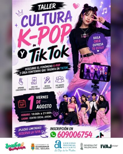 Guardamar del Segura, evento: Fiesta de barrio con fiesta de la espuma y música en vivo con el dúo 'L & Y', dentro de la agenda municipal de agosto del Ayuntamiento