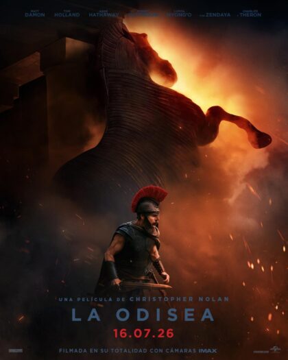 Callosa de Segura, evento cultural: Sesión de cine con la película británica de estreno 'La odisea' (2026), de Christopher Nolan y con Matt Damon, Tom Holland y Anne Hathaway, dentro del 'Cine de verano' organizado por la Concejalía de Cultura