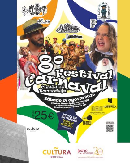 Torrevieja, evento cultural: Representación de la obra de teatro 'Lo que callamos a los 30', dirigida por Fran Antón, dentro de la programación cultural para el segundo cuatrimestre de 2026 organizada por la Concejalía de Cultura