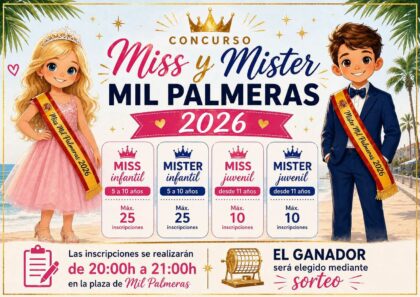 Mil Palmeras de Pilar de la Horadada, evento: Pasacalles con la charanga 'Huapango', dentro de los actos de las fiestas de verano 2026 organizadas por la Concejalía de Fiestas