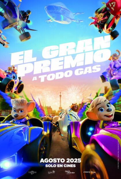 Torremendo de Orihuela, evento cultural: Sesión de cine con la película alemana-británica de animación 'Gran premio a todo gas' (2025), dentro de la programación del ciclo 'Cine de verano' organizada por la Concejalía de Juventud
