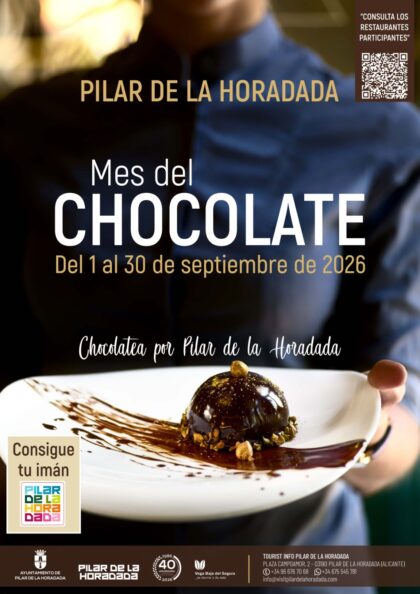 Pilar de la Horadada, evento: Ruta del mes del chocolate en once establecimientos con motivo del Día Internacional del Chocolate (13 de septiembre), organizado por la Concejalía de Turismo