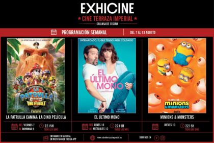 Callosa de Segura, evento cultural: Sesión de cine de verano con la película de animación estadounidense-canadiense de estreno 'La patrulla canina: La dino película' (2026), dentro del 'Cine de verano' organizado por la Concejalía de Cultura