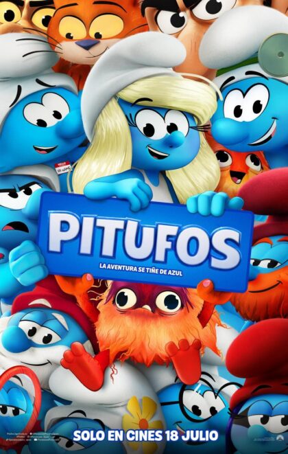 Arneva de Orihuela, evento cultural: Sesión de cine con la película de animación estadounidense-belga 'Pitufos' (2025), dentro de la programación del ciclo 'Cine de verano' organizada por la Concejalía de Juventud