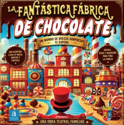 Benferri, evento cultural: Representación de la obra de teatro infantil 'La fantástica fábrica de chocolate', dentro de las fiestas patronales en honor a San Jerónimo y la Virgen del Rosario organizadas por la Concejalía de Fiestas