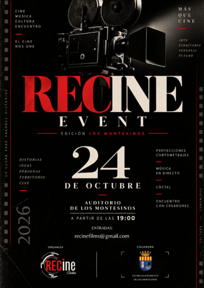 Los Montesinos presenta 'RECine' como un nuevo evento cultural que fusiona cortometrajes, música en directo y gastronomía