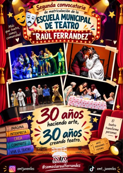 La Escuela Municipal de Teatro abre un segundo plazo de matrícula hasta el próximo 11 de octubre