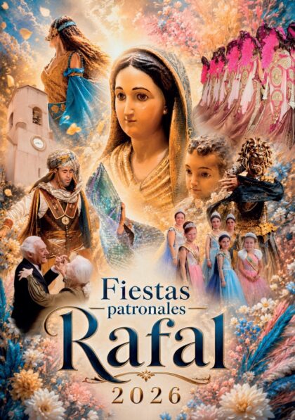 Rafal, evento: Recogida de damas y reinas para el acto de coronación de damas y reinas de las fiestas patronales 2026, dentro de los actos de las fiestas patronales en honor a la Virgen del Rosario