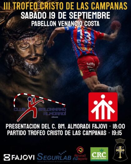 Almoradí, evento: Presentación del Club Balonmano Almoradí Fajovi, dentro de los actos de las fiestas del Santísimo Cristo de las Campanas