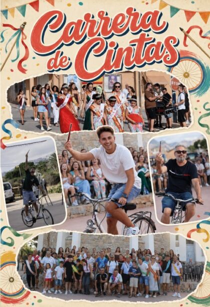 Virgen del Camino de Orihuela, evento: Carrera de cintas para demostrar habilidad sobre la bicicleta, dentro de las fiestas patronales en honor a la Virgen del Camino