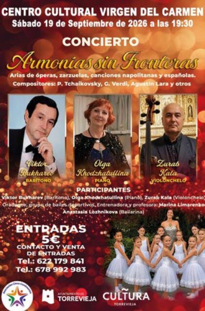Torrevieja, evento cultural: Concierto-tributo al compositor contemporáneo Ludovico Einaudi 'Esencial', a cargo del pianista Borja Niso, dentro de la programación cultural para el tercer cuatrimestre de 2026 organizada por la Concejalía de Cultura