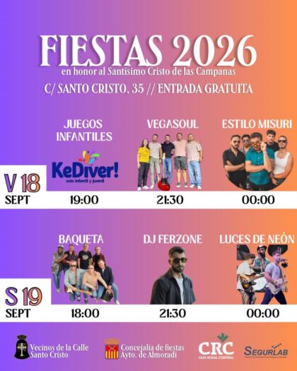 Almoradí, evento: Presentación del Club Balonmano Almoradí Fajovi, dentro de los actos de las fiestas del Santísimo Cristo de las Campanas
