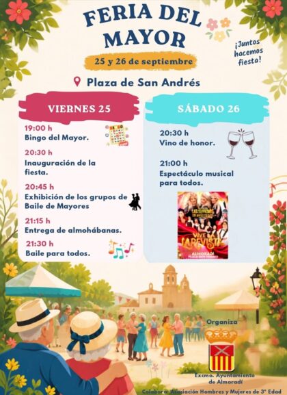 Almoradí, evento: Entrega de almohábanas en la III Fiesta del Mayor, dentro de los actos de las fiestas del Santísimo Cristo de las Campanas