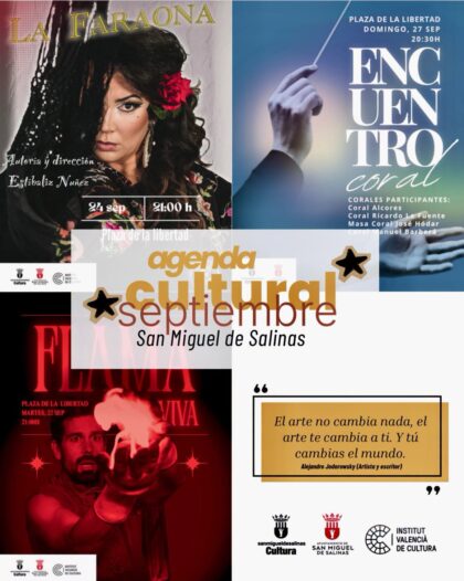 San Miguel de Salinas, evento: Tardeo joven con la fiesta neón, dentro de los actos de las fiestas patronales en honor a San Miguel Arcángel