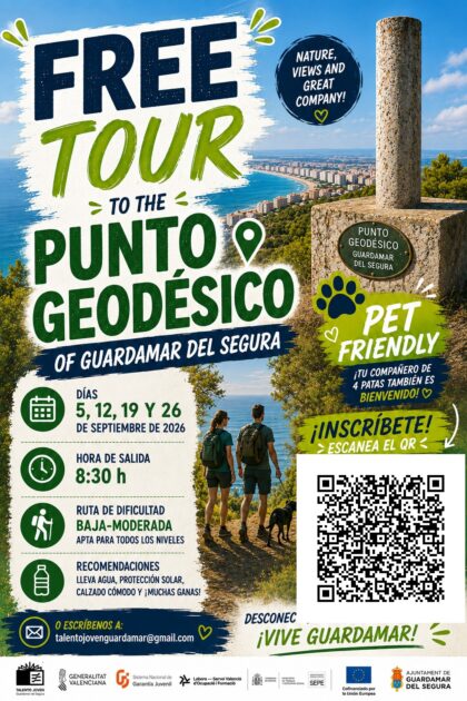 Guardamar del Segura, evento: Visita guiada combinada 'Memoria de arena' para visitar el Castillo y el Molino de San Antonio, dentro de la agenda municipal de septiembre del Ayuntamiento