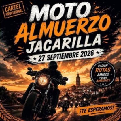 Jacarilla, evento: Moto almuerzo con rifas, actuaciones y exhibición de motos, dentro de los actos de las fiestas patronales en honor a la Virgen de Belén