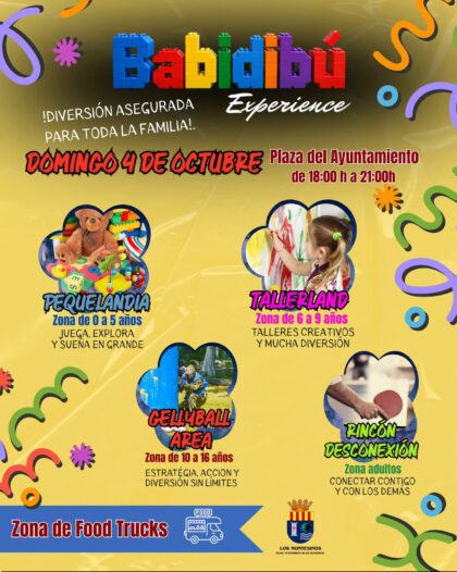 Los Montesinos, evento: Experiencia y diversión para toda la familia con el 'Babidibú experience', dentro de los actos de las fiestas patronales en honor a la Virgen del Pilar